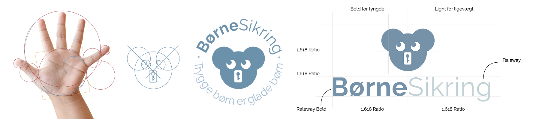 Børnesikring logo process