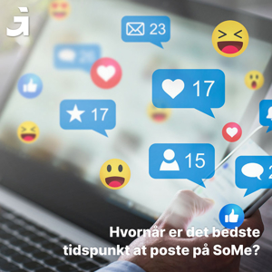Opslag fra instagram der omhandler Det bedste tidspunkt at poste opslag på sociale medier - link i bio